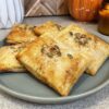 Vegan and gluten free pumpkin puff pastry