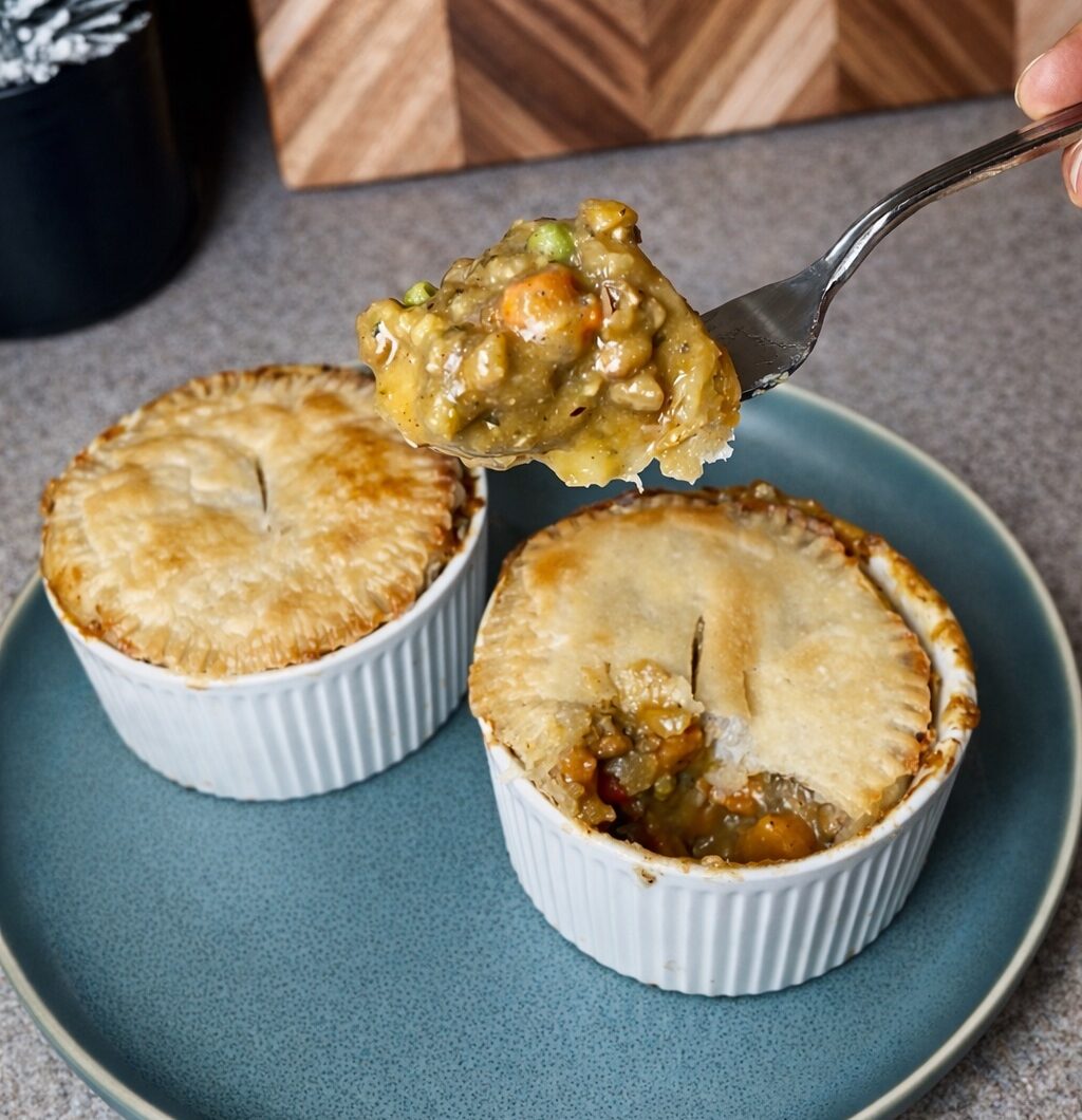 Lentil and Butternut Squash Pot Pie